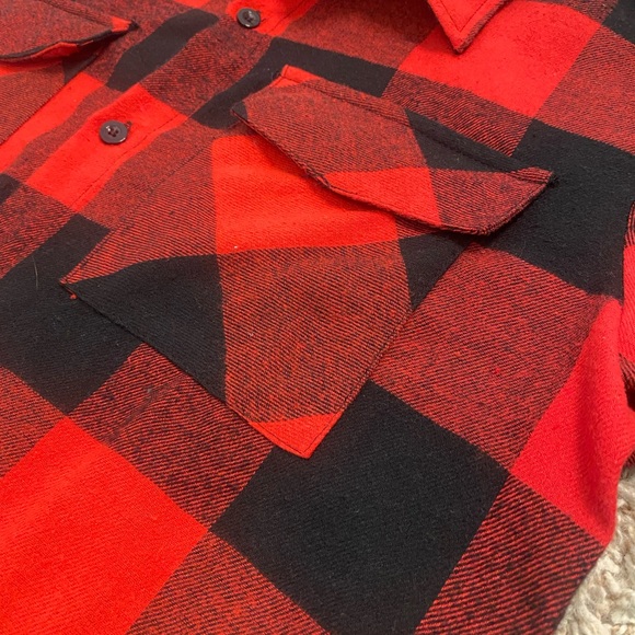 SHEIN, Small, Red and Black Flannel, - Picture 2 of 5